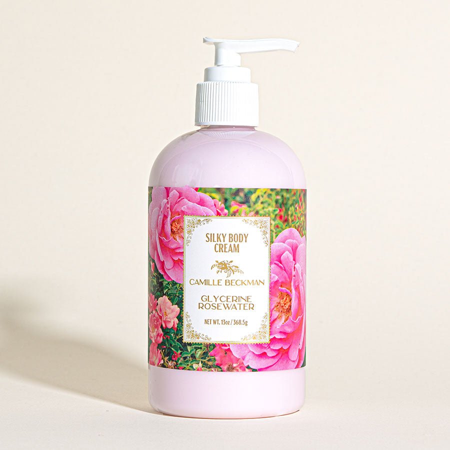 Silky Body Cream 13oz Glycerine Rosewater - Camille Beckman