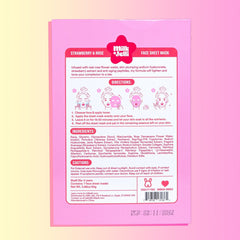Strawberry + Rose Face Mask Box of 7 - Camille Beckman
