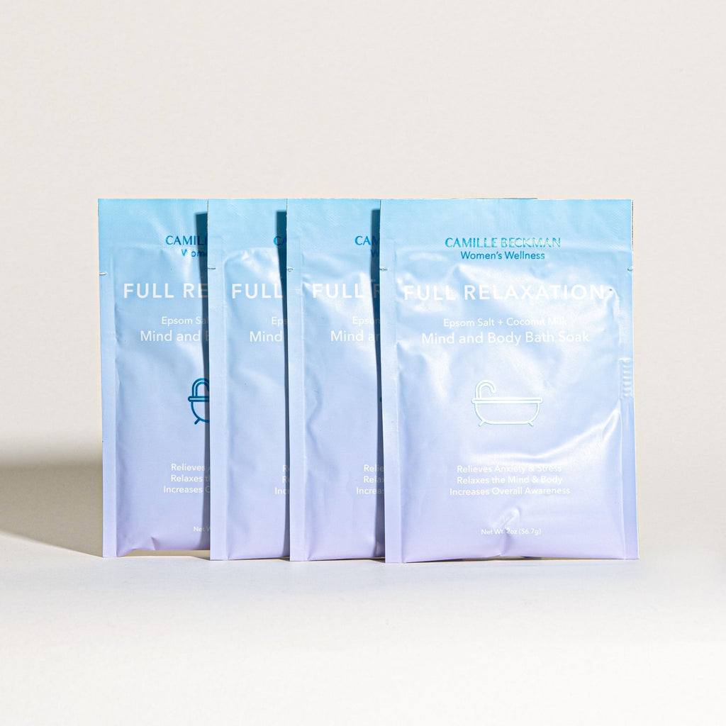 Value Bundle - Full Relaxation - Mind and Body Bath Soak (4 Pack) - Camille Beckman