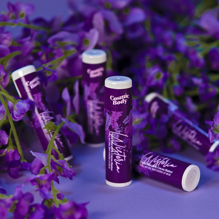 Wisteria Jumbo Wild Floral & Cocoa Butter Lip Balm - Camille Beckman